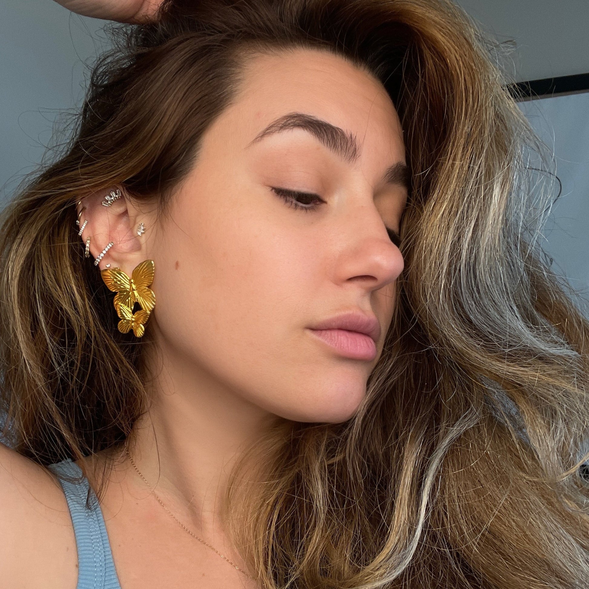 Bold Large Butterfly Earrings - Perfect for Summer Events