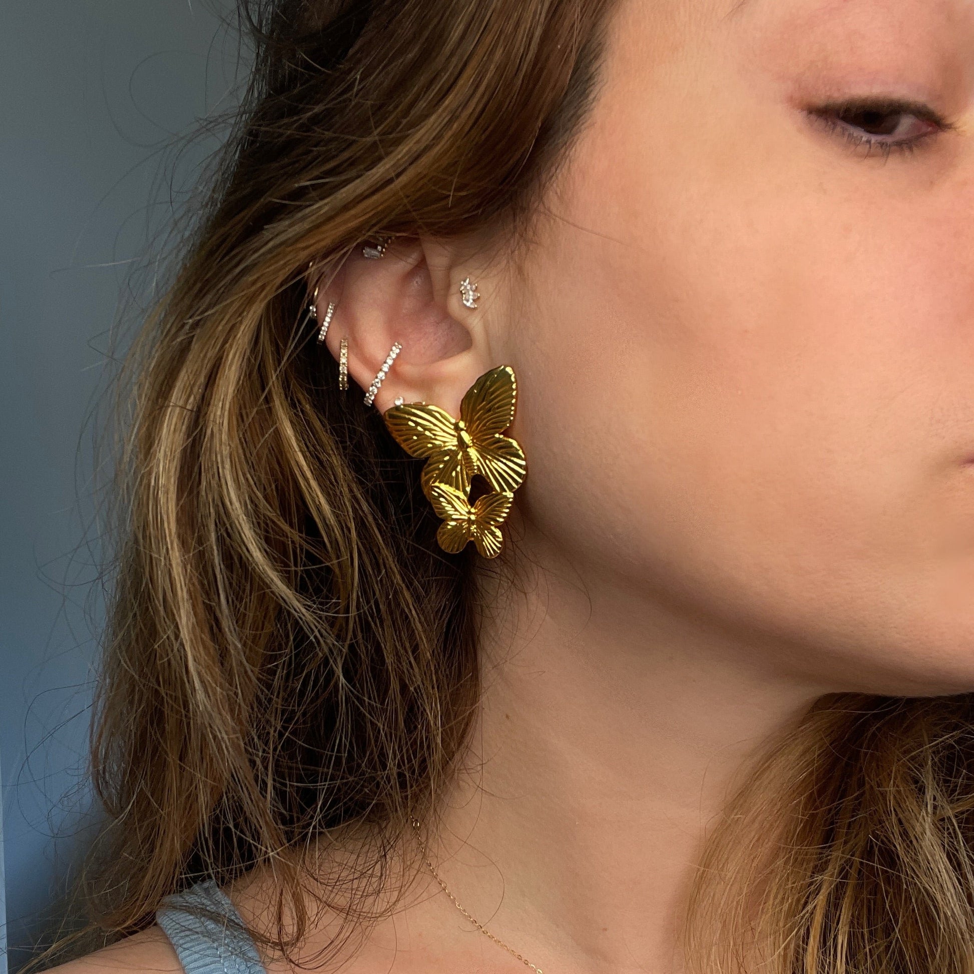 Bold Large Butterfly Earrings - Perfect for Summer Events