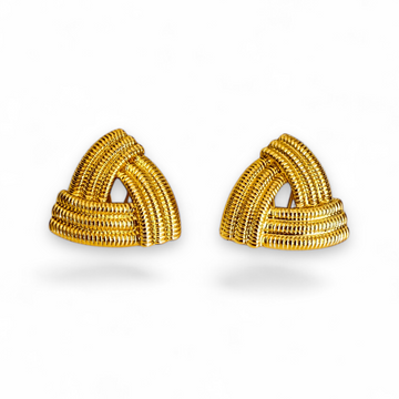 Triangle Gold Studs