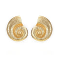 Nautilus Shell Earrings - Elegant Coastal-Inspired Jewelry
