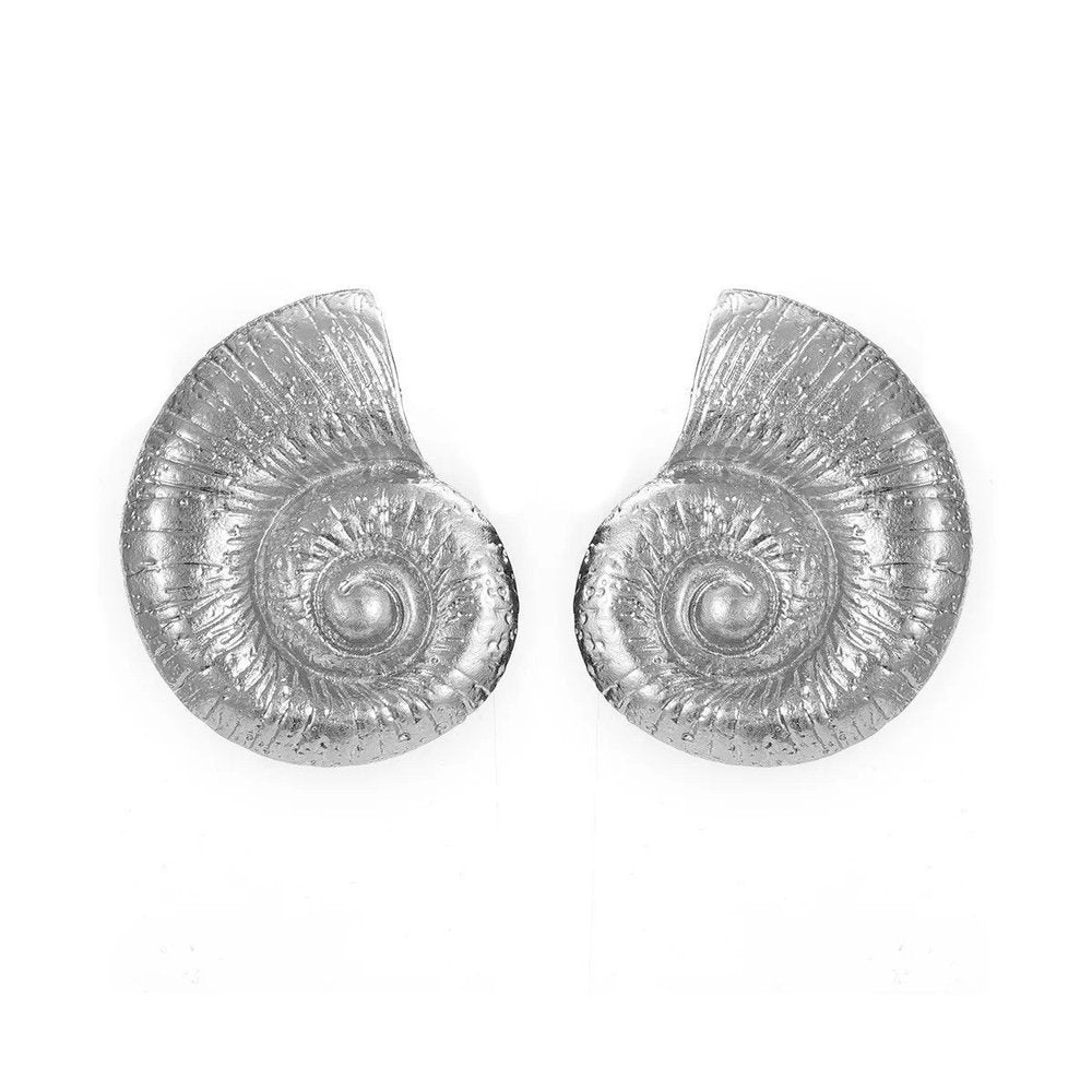 Nautilus Shell Earrings - Elegant Coastal-Inspired Jewelry