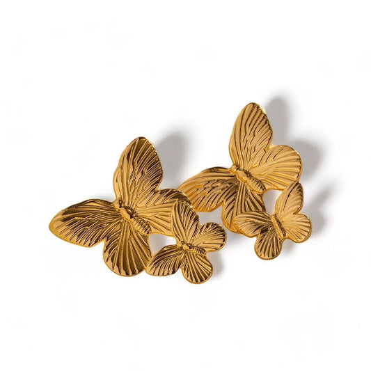 Bold Large Butterfly Earrings - Perfect for Summer Events