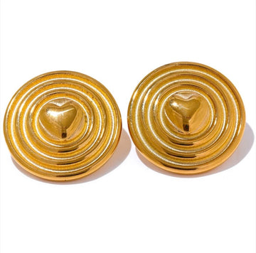 Vintage Disc Earrings