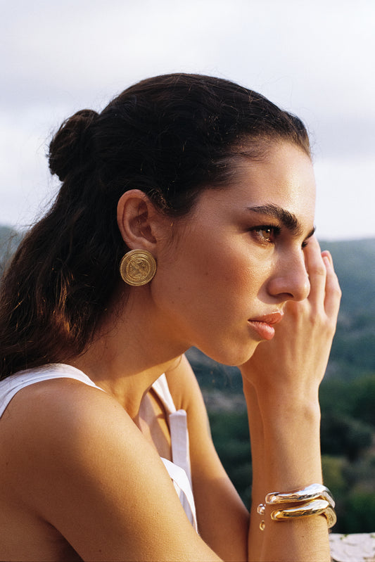 Mallorca Coin Earrings