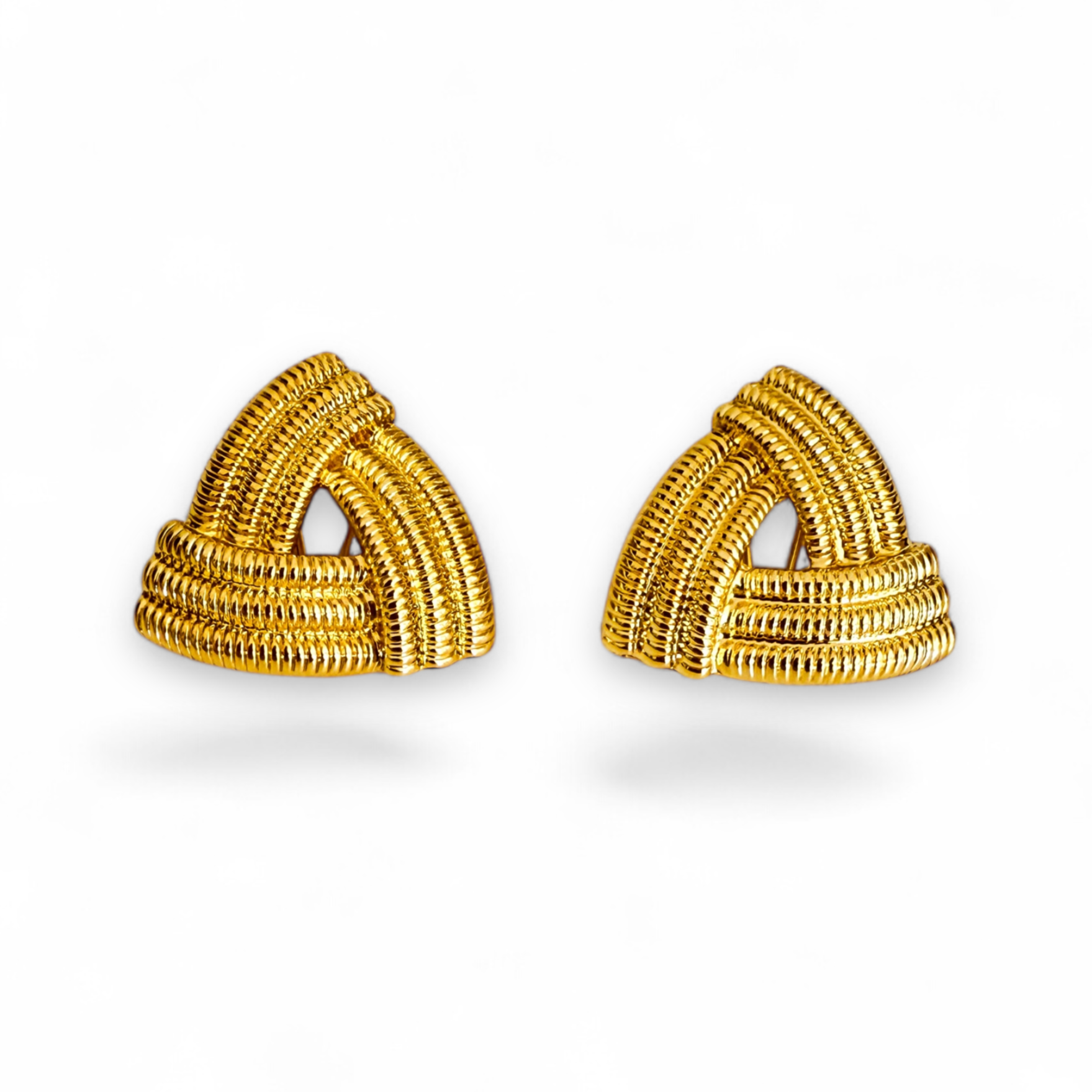 Triangle Gold Studs