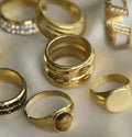 Chunky Double Dome Ring in 18k Gold - Standout Style