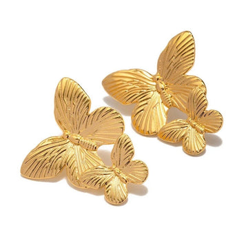 Bold Large Butterfly Earrings - Perfect for Summer Events